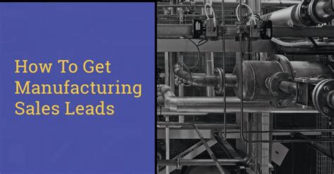 manufacturing sales leads